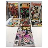 Spider-Man ,hulk ,Iceman comic books