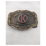 Kerlin feed Mill Delphi belt buckle