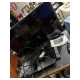 32 inch Samsung tv with remote, with wall mount,
