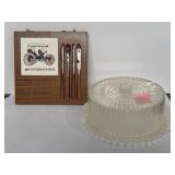 1907 International bar utility set & acrylic cake
