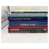Nine collectible books on cookie jars, 50 home