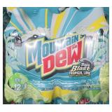 12 pack of 16.9oz bottles of Baja blast mountain