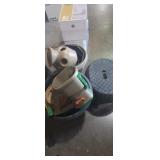 Planter pots hand seeder and step stool