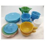 AKRO AGATES slag glass children