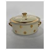 Hall China Gold Label Kitchenware Dots Covered