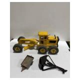 1970s Tonka Pressed Steel Road Grader Mr-970 with