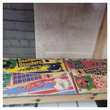 7 NFL pennants by wincraft 29in long