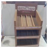 YLI Quilting Thread Wooden Store Display 20.5in