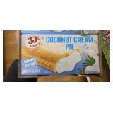 Flat of 12 coconut cream pies  (in freezer)