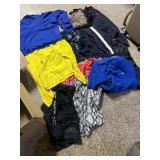 Variety of womenï¿½s tops and bottoms