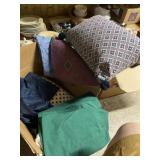 Various bedsheets and pillowcases