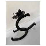 rustic folk art taper candle holder Made with