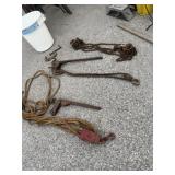 Chain block and tackle, rope block and tackle,