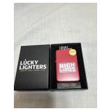 Lucky lighter like new in original box