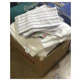 Assortment of clean towels, various sizes & brands