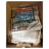 Old newspapers special front pages and other