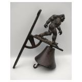 Modern cast iron Bigfoot bell