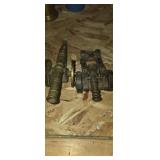2 small brass decorative cannons (non firing)