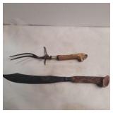 Henry Sears and sons bone handle carving knife