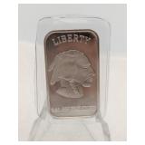 Indian/buffalo .999 fine silver 1oz bar