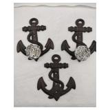 Anchor hooks with clear knobs