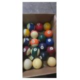 Complete set of billiard balls with cue balls