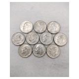 10 1964 dimes