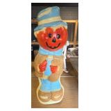 Empire Pumpkin Head Scarecrow Blow Mold (34in)
