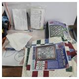 Unfinished quilts and crafts with instructions