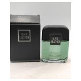Black leather cologne spray