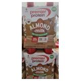 2- 4ct packs of premier protein almond milk