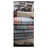 Set of. 4 striped indoor outdoor cushions