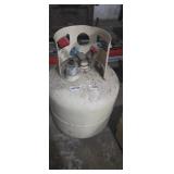 Refrigerant recovery tank (fills full)