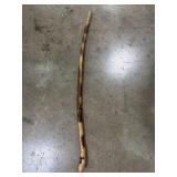 37 inch walking stick rustic, natural-wood