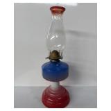 Old Glory patriotic oil lamp 18 inch
