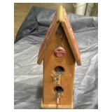 12 x 4 x 3" wooden Coca-Cola birdhouse decor