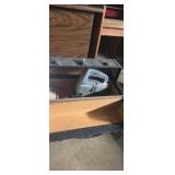 Tool box with jig saw and blades