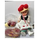 Schildkrot German Doll with extra red