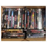 DVD movies action, thriller, and drama titles