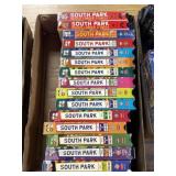 Collection of vintage South Park VHS tapes