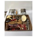 Kitchen utensils assorted, ice cream scooper,