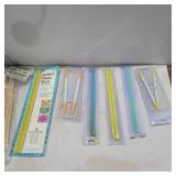 Knitting needles and quilters bar press