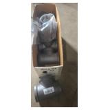 Black 1-ï¿½ tee connectors