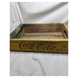 Vintage wooden Coke cola crate case
