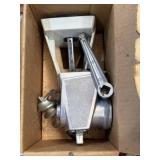 Dazey Model 471W manual hand-crank meat grinder