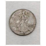 1942 walking liberty half dollar