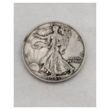 1943 walking liberty half dollar