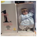 1st impressions vinyl dolly named Emily 17in doll