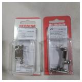 2 Bernina quilting foot and open embroidery foot