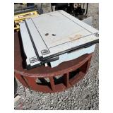 porcelain enamel-top kitchen table (no legs) from